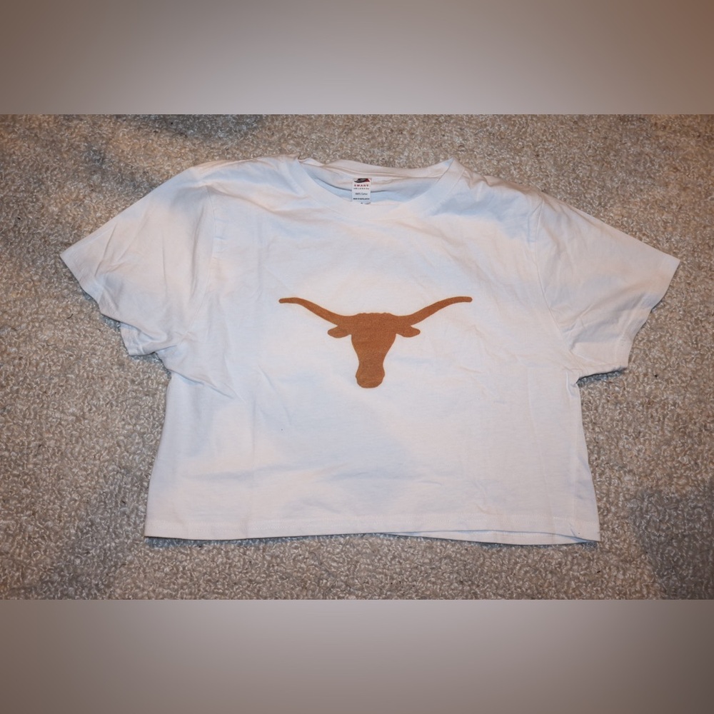 Texas Longhorn Cropped Tee